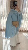 Elora Layered Blouse | Powder Blue