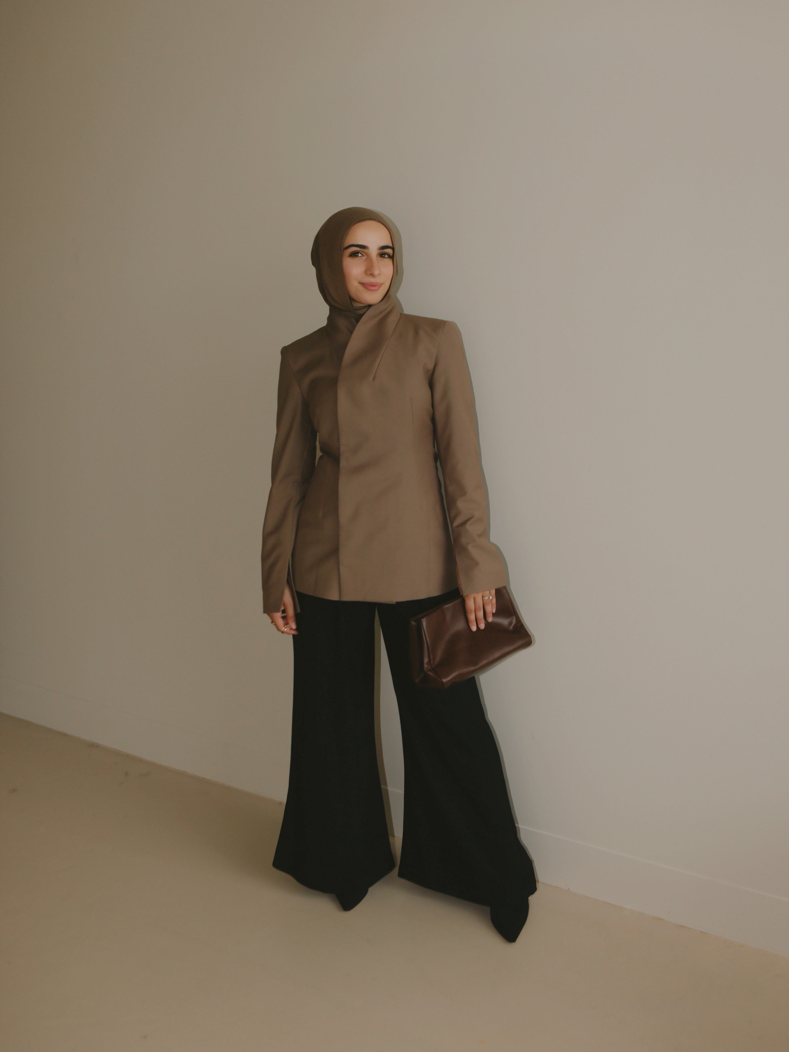 Nyla Blazer | Mushroom